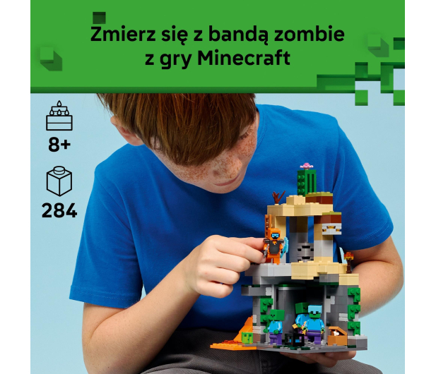 LEGO MINECRAFT 21587 Loch zombie - 1473420 - zdjęcie 4
